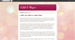 Desktop Screenshot of caleb-and-megan.blogspot.com
