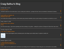 Tablet Screenshot of craigbalfour.blogspot.com