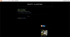 Desktop Screenshot of bootyclapping.blogspot.com