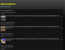 Tablet Screenshot of delunoaltrece.blogspot.com