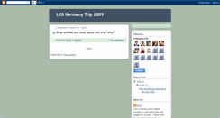 Desktop Screenshot of lhsgermany2009.blogspot.com