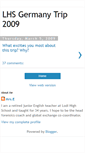 Mobile Screenshot of lhsgermany2009.blogspot.com