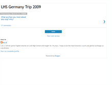 Tablet Screenshot of lhsgermany2009.blogspot.com
