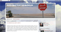 Desktop Screenshot of masquebarranquistas.blogspot.com