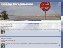 Tablet Screenshot of masquebarranquistas.blogspot.com