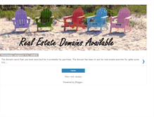 Tablet Screenshot of domainsforrealestate.blogspot.com