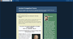 Desktop Screenshot of ancientevangelicalfuture.blogspot.com