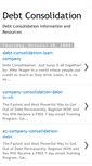 Mobile Screenshot of debtconsolidationsite.blogspot.com