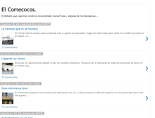 Tablet Screenshot of elcomecocos.blogspot.com