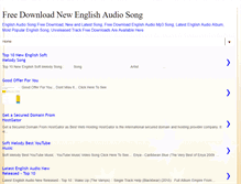 Tablet Screenshot of englishaudiomp3.blogspot.com