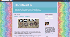 Desktop Screenshot of emjustlikeyou.blogspot.com