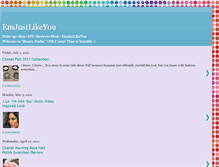 Tablet Screenshot of emjustlikeyou.blogspot.com