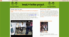 Desktop Screenshot of breadandbutterproject.blogspot.com