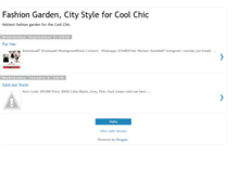 Tablet Screenshot of gardencitychic.blogspot.com