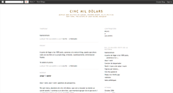 Desktop Screenshot of cinc-mil-dolars.blogspot.com