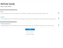 Tablet Screenshot of gandystudio.blogspot.com