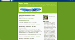 Desktop Screenshot of julian-family.blogspot.com