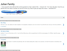 Tablet Screenshot of julian-family.blogspot.com