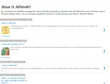 Tablet Screenshot of jesusisyhwh.blogspot.com