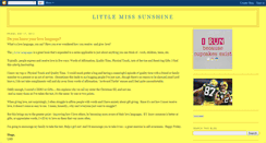Desktop Screenshot of litlmissunshine.blogspot.com