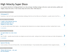 Tablet Screenshot of highvelocitysuperdisco.blogspot.com