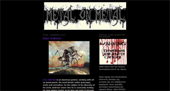 Desktop Screenshot of metalonmetalblog.blogspot.com