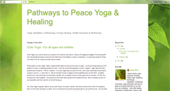 Desktop Screenshot of pathwaystopeaceyogaandhealing.blogspot.com