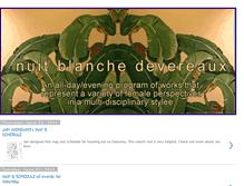 Tablet Screenshot of nuitblanchedevereaux.blogspot.com