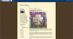 Desktop Screenshot of messykaren.blogspot.com