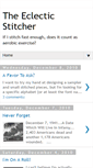 Mobile Screenshot of eclecticstitcher.blogspot.com