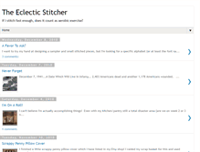 Tablet Screenshot of eclecticstitcher.blogspot.com