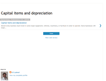 Tablet Screenshot of capital-depreciation.blogspot.com