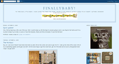 Desktop Screenshot of finallybaby.blogspot.com