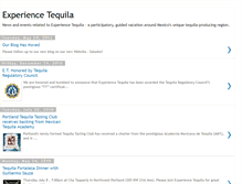 Tablet Screenshot of experiencetequila.blogspot.com