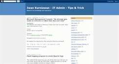 Desktop Screenshot of iwan-it-admin-tips.blogspot.com