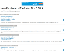 Tablet Screenshot of iwan-it-admin-tips.blogspot.com