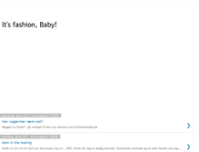 Tablet Screenshot of itsfashionbaby.blogspot.com