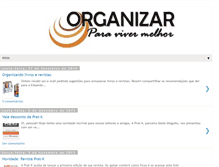 Tablet Screenshot of organizarparavivermelhor.blogspot.com