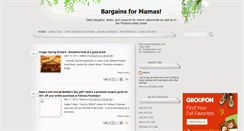 Desktop Screenshot of bargainsformamas.blogspot.com