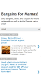 Mobile Screenshot of bargainsformamas.blogspot.com