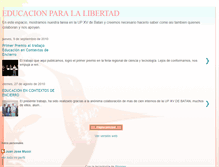 Tablet Screenshot of educacioneslibertad.blogspot.com