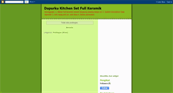 Desktop Screenshot of dapurkukeramik.blogspot.com