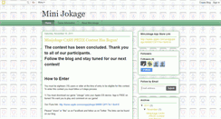 Desktop Screenshot of minijokage.blogspot.com