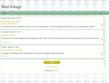 Tablet Screenshot of minijokage.blogspot.com