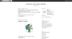 Desktop Screenshot of mathiasvandenberge.blogspot.com