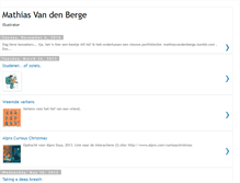 Tablet Screenshot of mathiasvandenberge.blogspot.com