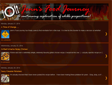 Tablet Screenshot of jennsfoodjourney.blogspot.com