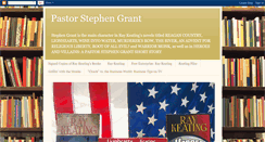 Desktop Screenshot of pastorstephengrant.blogspot.com