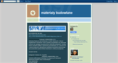 Desktop Screenshot of budowlanematerialy.blogspot.com