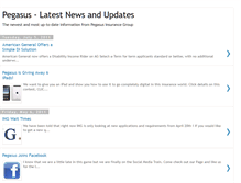 Tablet Screenshot of pegasusinsurance.blogspot.com